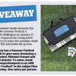 Win a Summer Festival Prize Pack (Picnic Blanket, Skinnies Sungeland Two Adult Tickets) from The Dominion Post