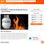 9KG Gas Bottle Refill $20 at Mata Gas via Treatme