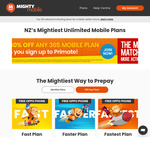 Free OPPO A5 4G (6GB/128GB) with Purchase of Any Mighty Mobile 365 Day Plan from $399 (from $279.30 via Primate) @ Mighty Mobile