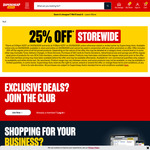 25% off RRP (Exclusions Apply) + Delivery ($0 C&C) @ Supercheap Auto