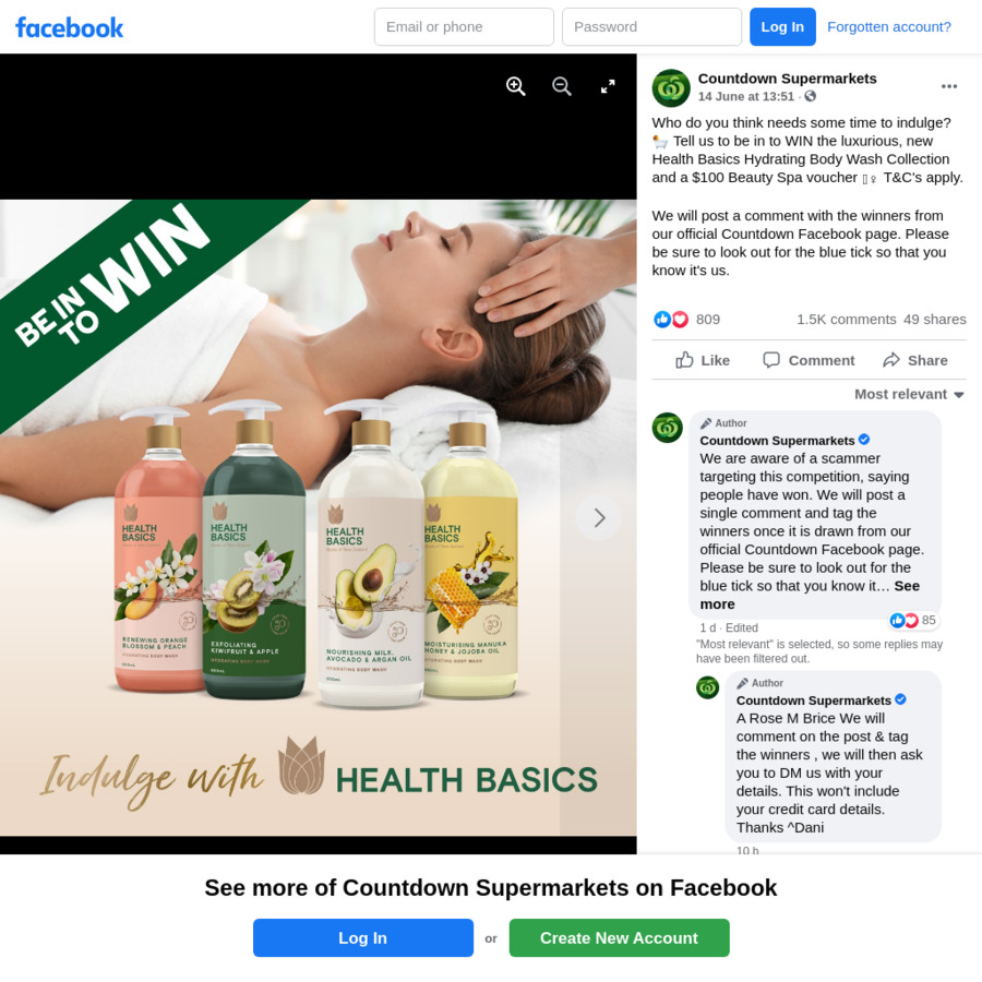Win a Health Basics Hydrating Body Wash Collection and a 100 Beauty