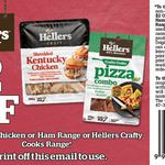 $2 off Hellers Craft Chicken and Ham or Crafty Cooks Range (Redeemable at NZ Supermarkets)