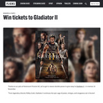 Win a Double Pass to Gladiator II from Flicks