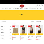 Up to 80% off - Tees from $12, Shorts from $18, Pants from $18 + $10 Shipping ($0 with $130 Spend) @ Dickies NZ