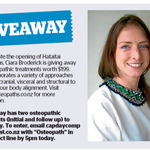 Win Two Osteopathic Treatments from The Dominion Post