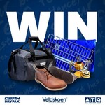 Win Veldskoen Chukka Boots, OSAH Drypak 40l Waterproof Duffel Bag, ATG Liquid Camp Stove, ATG BBQ Grid (Worth $477) from Veldsk