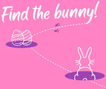 Find The Bunny and be in with a chance to Win a $100 New World Gift Card @ New World