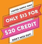 Get $20 Credit for $13 @ Onceit