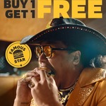 Buy One Chargrilled Beef Famous Star Burger for $10.99, Get One Free (Show Coupon to Redeem) @ Carl's Jr