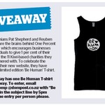 Win a Be Human T-Shirt from The Dominion Post