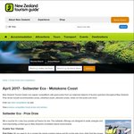 Win a Two Hour Private Surf Lesson at Saltwater Eco - Matakana Coast from Tourism NZ