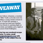 Win a 1 Night Stay at QT Museum Hotel Wellington, Double Pass to Caging Skies, Drinks & Nibbles from The Dominion Post