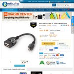 Geekbuying - Micro USB OTG Cable - $0.50 USD (~ $0.70 NZD) Delivered