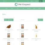 15% off Pigs, Beef and Venison Ears at Pet Connect