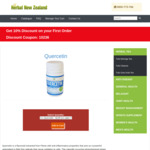 3 Bottles of Quercetin $139 + $6 Shipping @ Herbal NZ