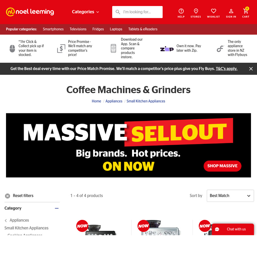 Breville Barista Express Espresso Machine BES870 (Black/Silver) 575 NL (517.5 via Pricematch