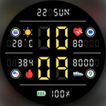 [Android, WearOS] DADAM107 Digital Watch Face $0.99 (Was $2.89) @ Dadam Watch Faces Google Play