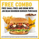 FREE Small Chips and Small Drink with Any Jim Beam Bourbon Burger Purchase @ Carl's Jr