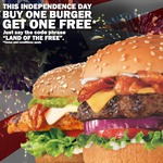 Buy Any Burger and Get Another Burger Free @ Carl's Jr