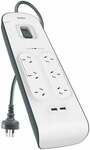 Belkin SurgePlus™ 6-Outlet USB (2.4a) Surge Protector with 2M Cord $39.99 + $6 Shipping @ Smiths City
