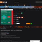90% OFF KIS 2017 - 1 Device - 1 Year Key Code $5.50 @Nokeys.com