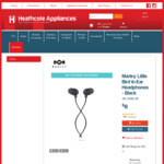 Marley Little Bird in-Ear Headphones $8 @ Heathcote Appliances
