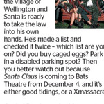 Win a Double Pass to Santa Claus from The Dominion Post (Wellington)