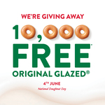 10,000 Free Original Glazed Doughnuts @ Krispy Kreme