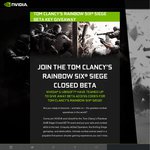 FREE Rainbow Six Siege Closed Beta Key via NVIDIA