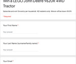 Win a LEGO Technic John Deere 4WD Tractor set @ Brick Store