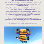 Win Skydiving for 2, 1 Night Hotel Stay + BurgerFuel Vouchers from BurgerFuel