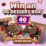 Win 1 of 30 $30 Gift Cards or 1 of 10 $50 Gift Cards @ The Cheesecake Shop