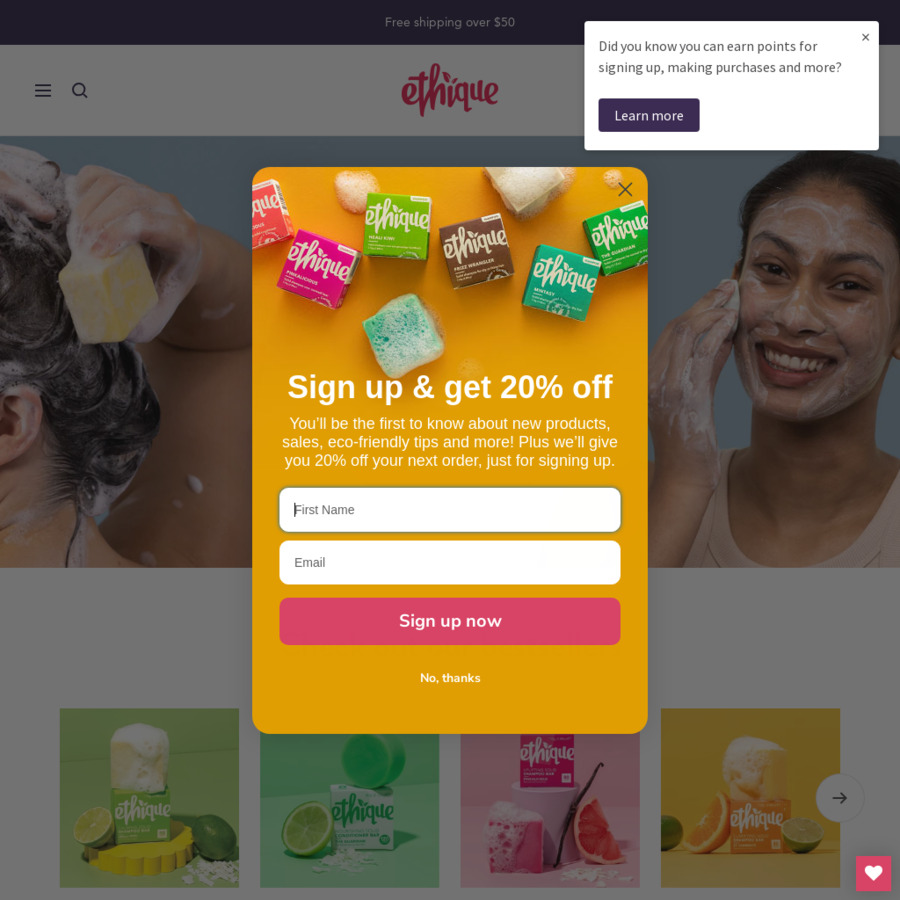 20 off Plus Free Shipping (Exclusions Apply) Ethique ChoiceCheapies