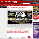 Playtech - 10-15% off Storewide - Black Friday