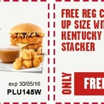 Stack and Mash Combo & Free Reg Chip Upsize with a Kentucky Burger @ KFC