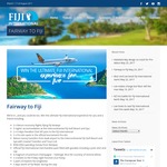 Win Return Flights for 2 to Fiji, 5nt Hotel, $500, Golf Passes + More from Fiji International / PGA