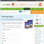 Win 1 of 10 Equal Sweet Gift Packs (Worth $100) from Healthy Food