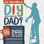 Win $1000 Worth of Resene Paint Products by Telling Us about Your DIY Dad @ Resene