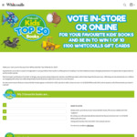 Vote for Your Favourite Kids' Books to Be in to Win 1 of 10 $100 Whitcoulls Gift Cards @ Whitcoulls