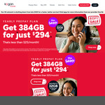 30% off Large (15GB/M for $231) & 40% off Extra Large (32GB/M for $294) Mobile 365 SIM Plans (Voucher Exp. 31/5/26) @ Kogan