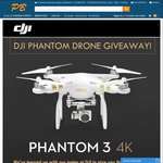 Win DJI Phantom 3 4K Drone from PB Tech