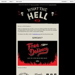 Free Delivery @ Hell Pizza (Min $20 Spend)