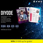 Win $1,000 Cash from Diyode Magazine