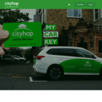 Cityhop Carsharing Service – Free Signup, 1st Year Membership + First Driving Hour Free (Save up to $54) Auckland & Wellington