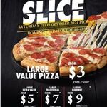 Large Pizzas: Value $3, Extra Value $5, Traditional $7, Gourmet $9, Garlic Bread $2 (Pick Up Only) @ Domino's Papatoetoe