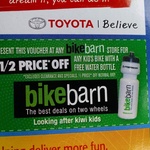 1/2 Price Kids Bikes + Free Water Bottle @ Bike Barn (Require Weet-Bix purchase) 