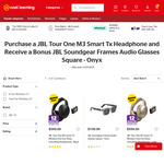 JBL Tour One M3 NC Headphones + Bonus Soundgear Sunglasses $395.36 (CSCBG Main) + Shipping ($0 C&C/ in-Store) @ Noel Leeming