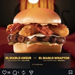 El Diablo Angus or El Diablo Wrapter $6.66 @ Carls JR