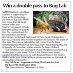 Win a Double Pass to Bug Lab from The Dominion Post