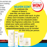 Win 1 of 3 Double Passes to Home Again and The Elizabeth Arden White Tea Fragrance Collection from Womans Day
